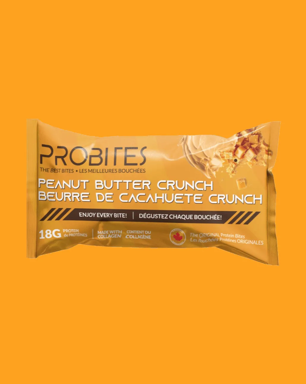 PROBITES - BOUCHÉES PROTÉINÉES - 140G, Fragrance: BEURRE DE CACAHUÈTE CRUNCH