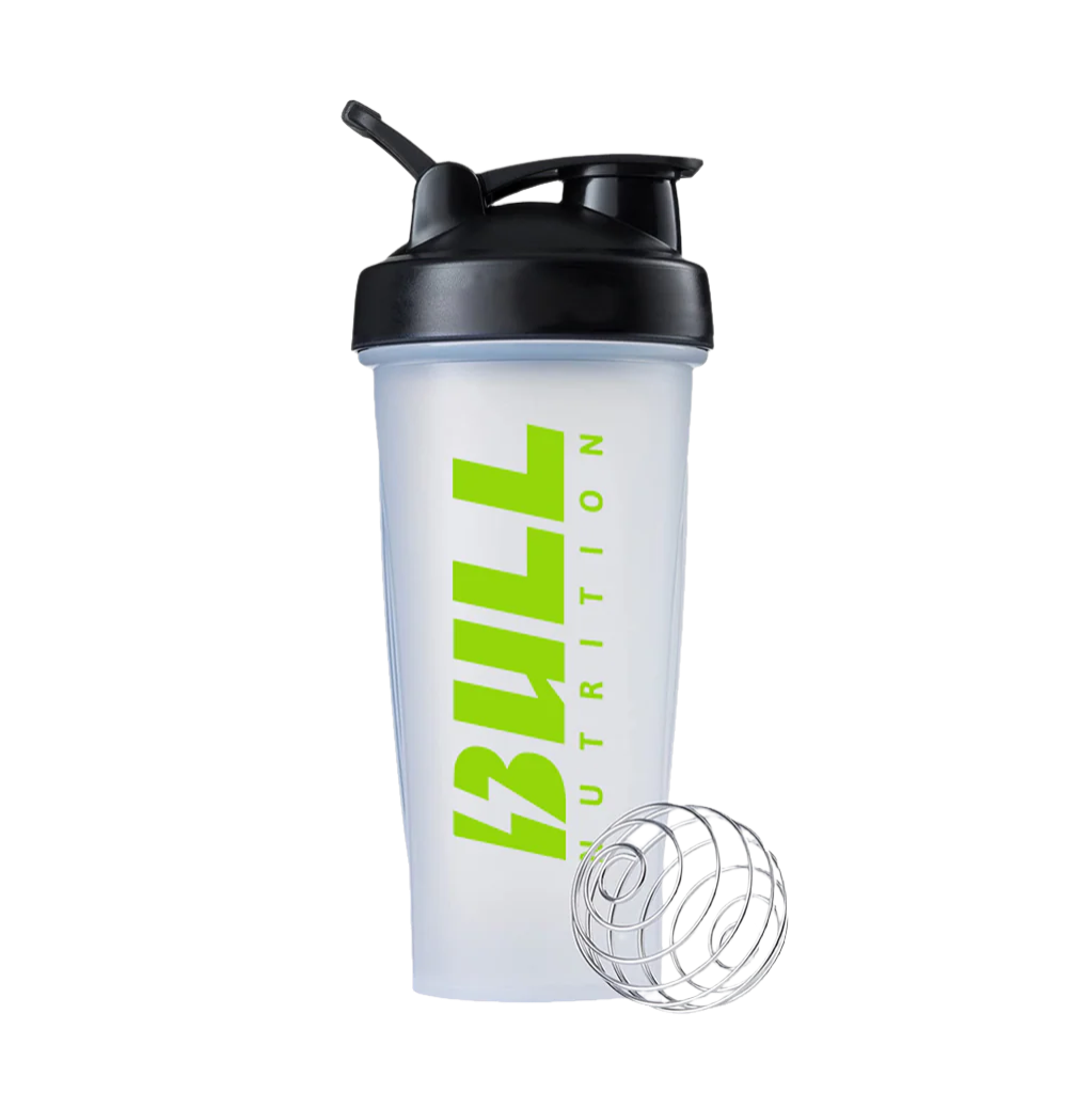 BULL NUTRITION - SHAKER CLASSIC - 600 ML, COULEURS: BLANC