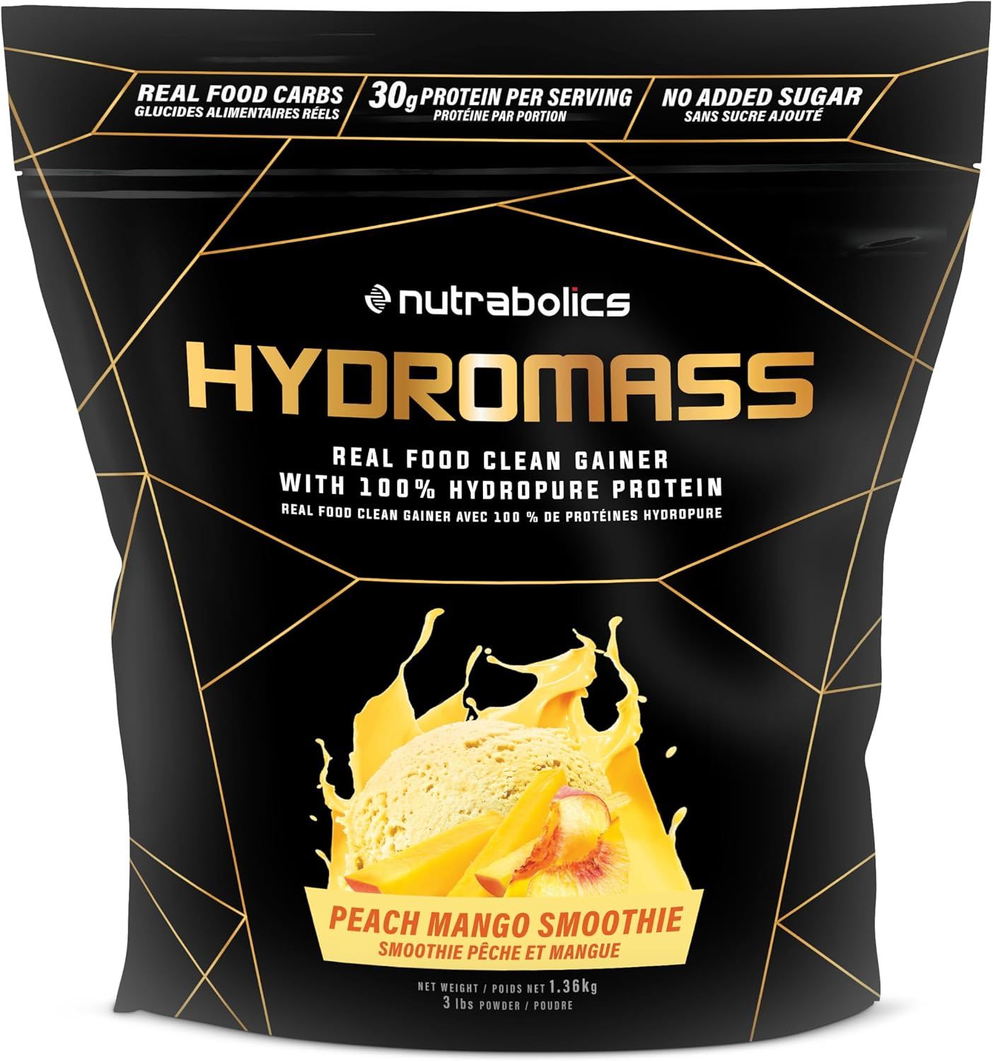 NUTRABOLICS - HYDROMASS - 3LBS, Fragrance: PECHE MANGUE