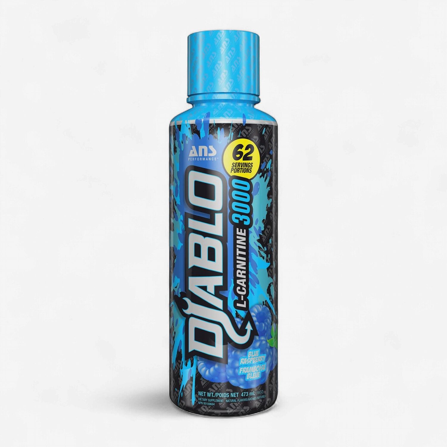 ANS - DIABLO CARNITINE 3000 - 473ML, Fragrance: FRAMBOISE BLEUE