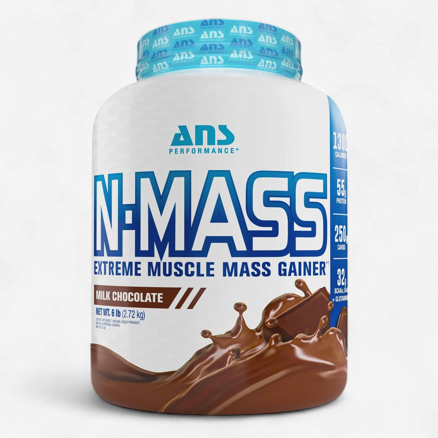 ANS - N MASS EXTREME GAINER - 6LBS, Fragrance: MILK CHOCOLATE