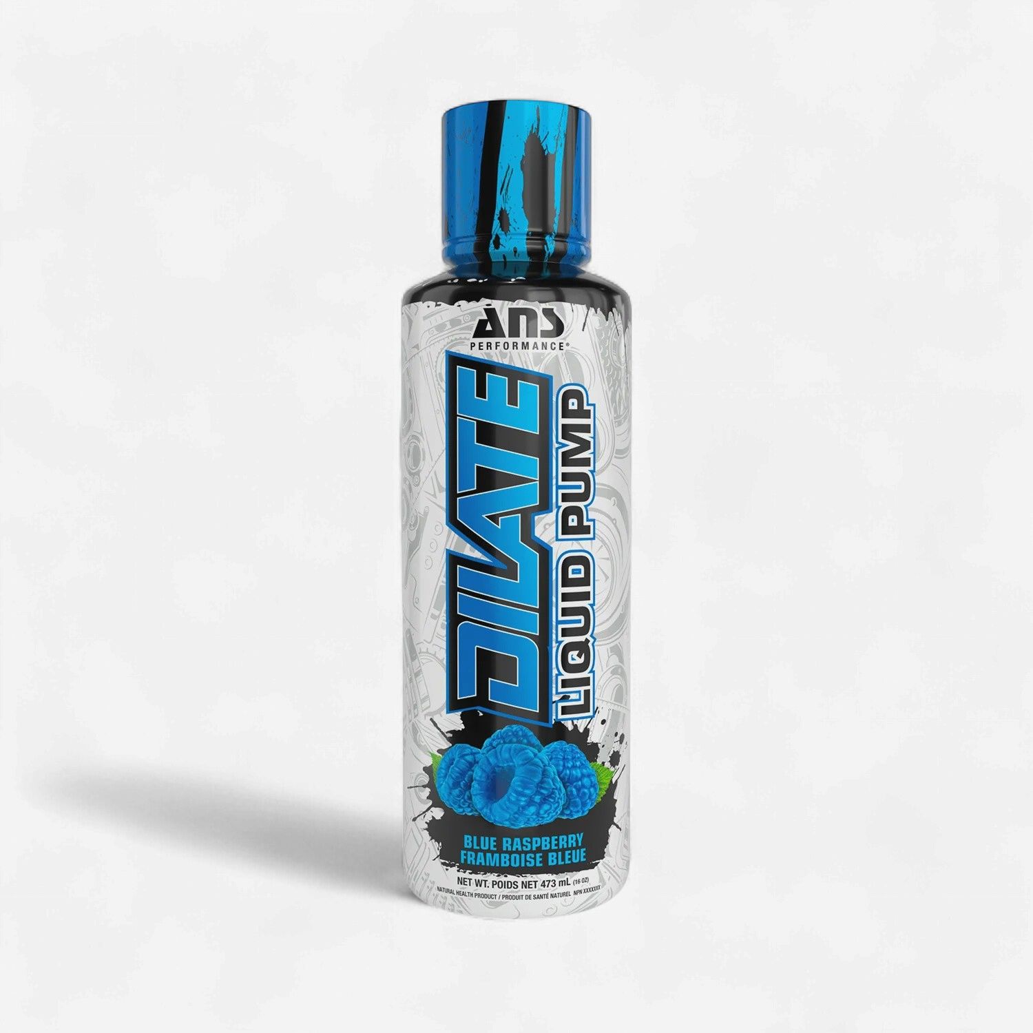 ANS - DILATE LIQUID PUMP - 473ML, Fragrance: FRAMBOISE BLEU