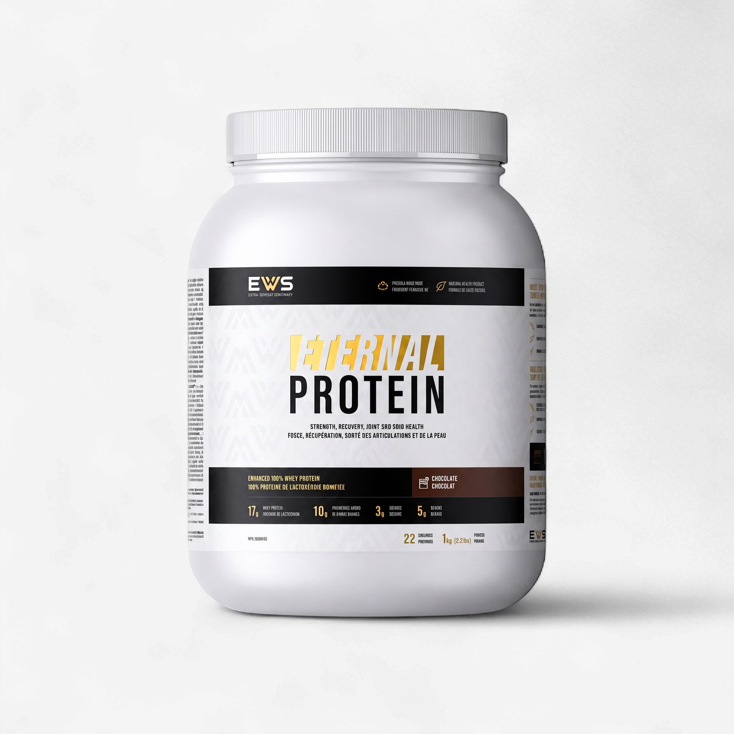 EWS - ETERNAL PROTEIN, Fragrance: CHOCOLAT, Size: 2.2LBS
