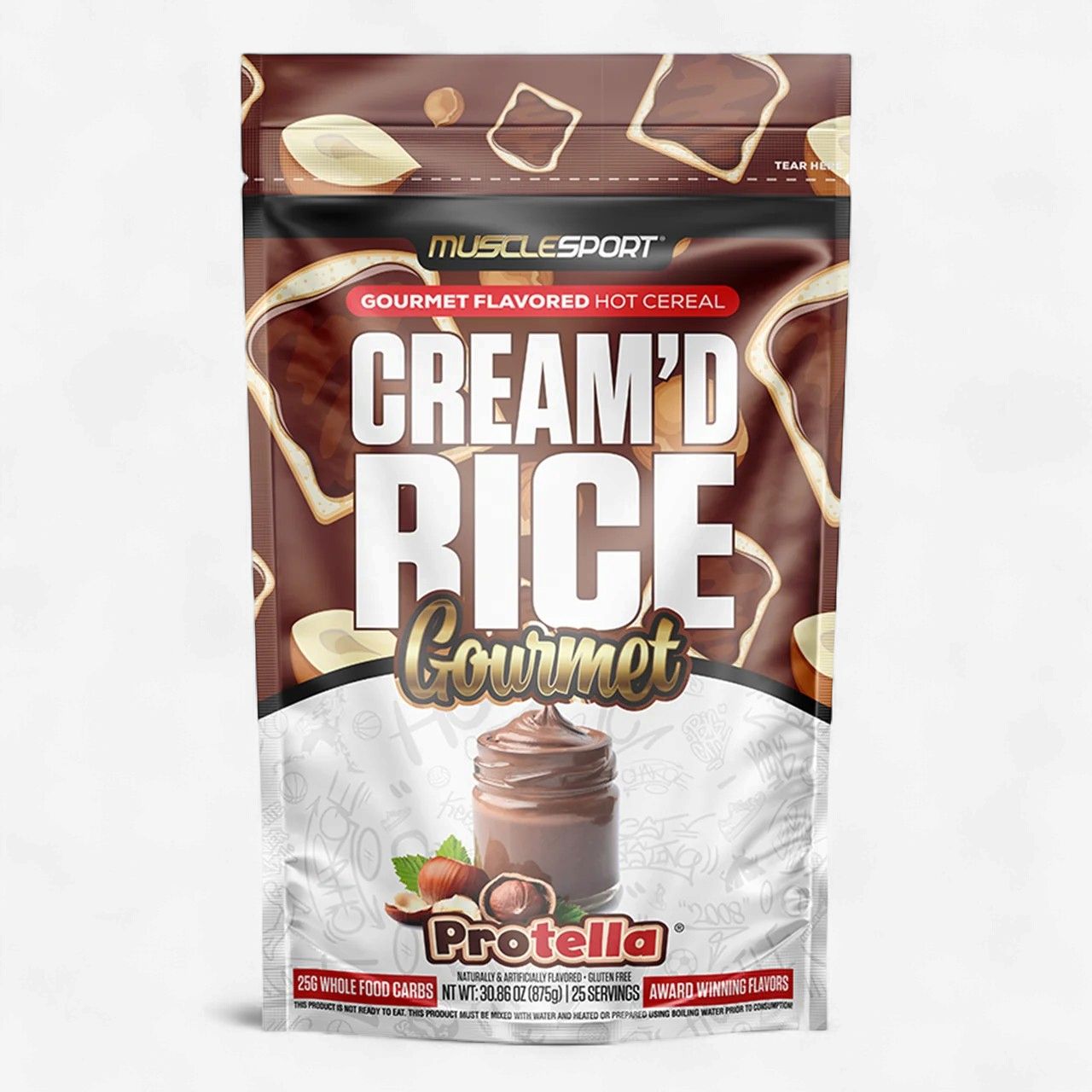 MUSCLE SPORT - CREAM’D RICE - 25 PORTIONS, Fragrance: PROTELLA