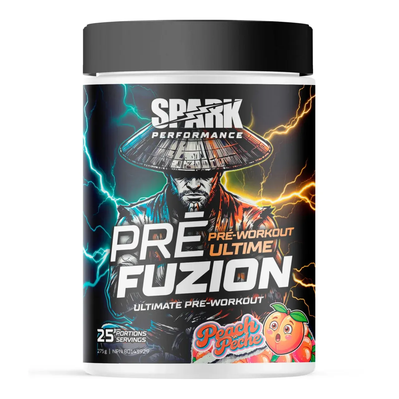 SPARK - PRÉ FUZION - 25 PORTIONS, Fragrance: PÊCHE