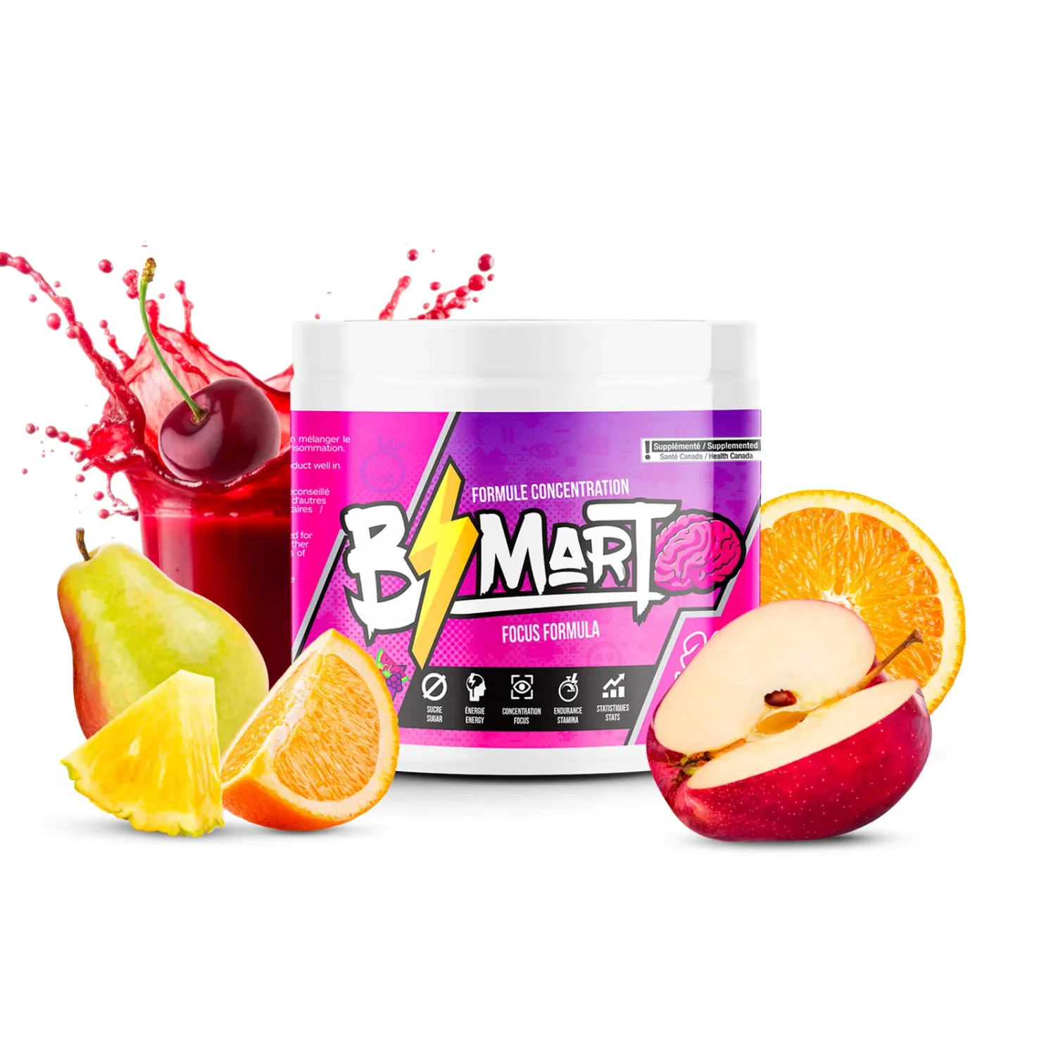 YUMMY SPORT - B-SMART - 30 PORTIONS, Fragrance: PUNCH AUX FRUITS