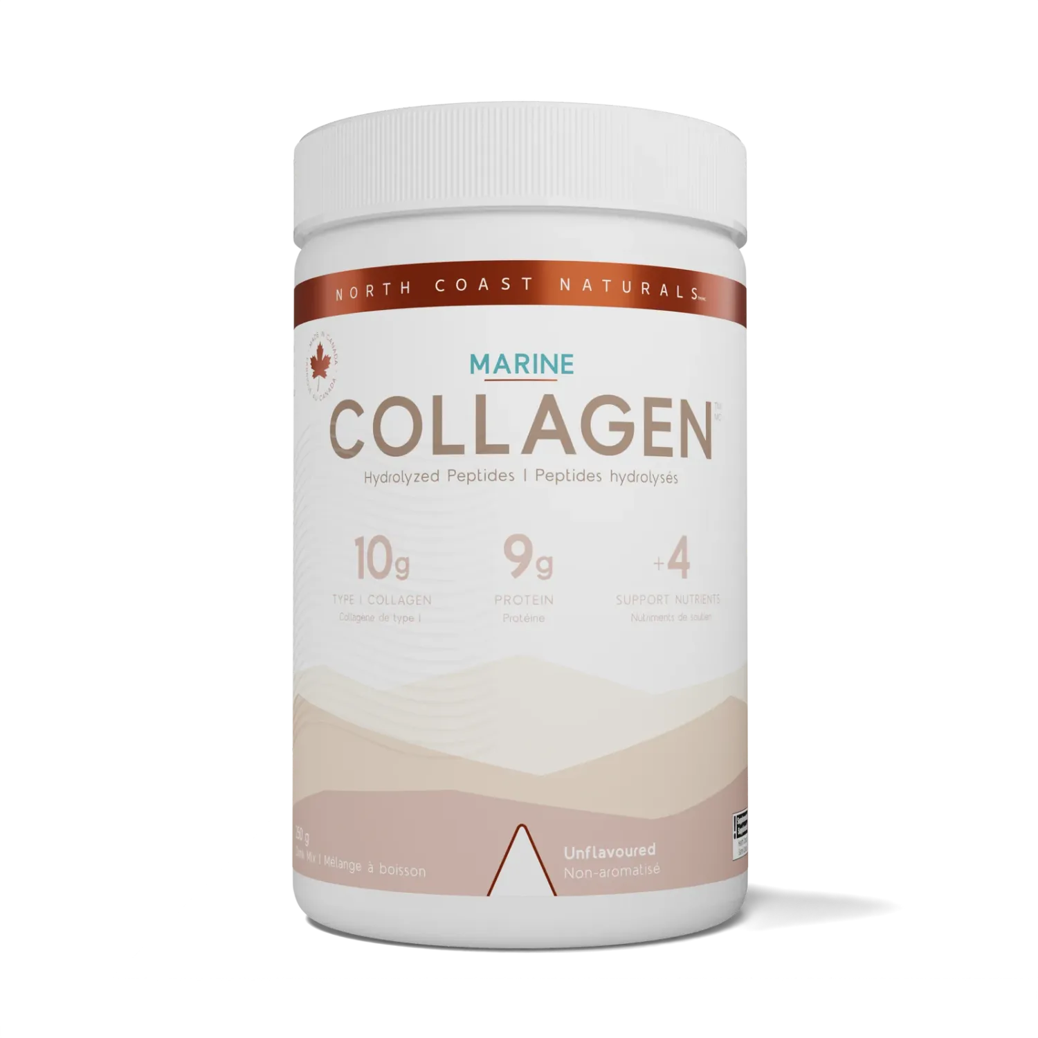 NORTH COAST NATURALS - COLLAGÈNE MARIN - 250G, Fragrance: SANS SAVEUR