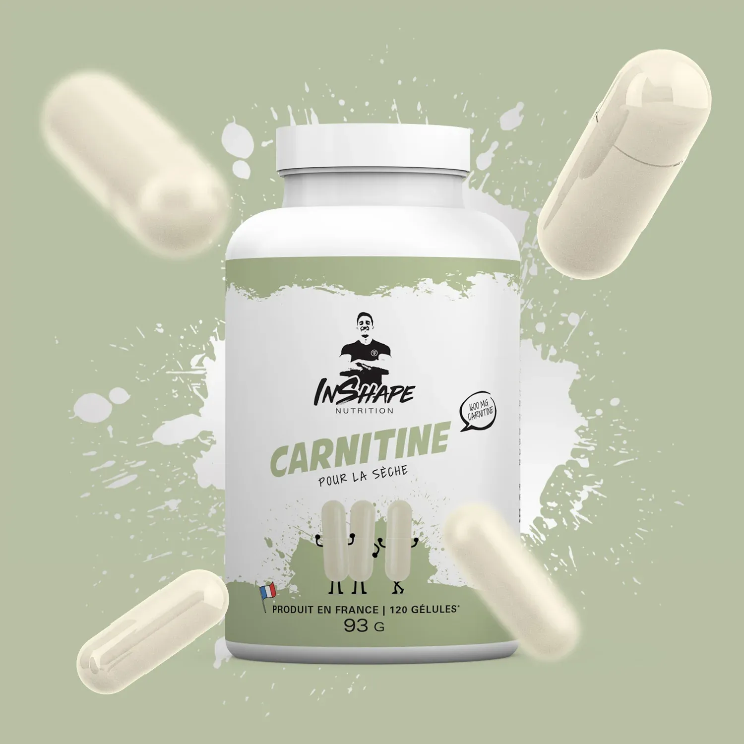 INSHAPE NUTRITION - CARNITINE - 120 CAPSULES