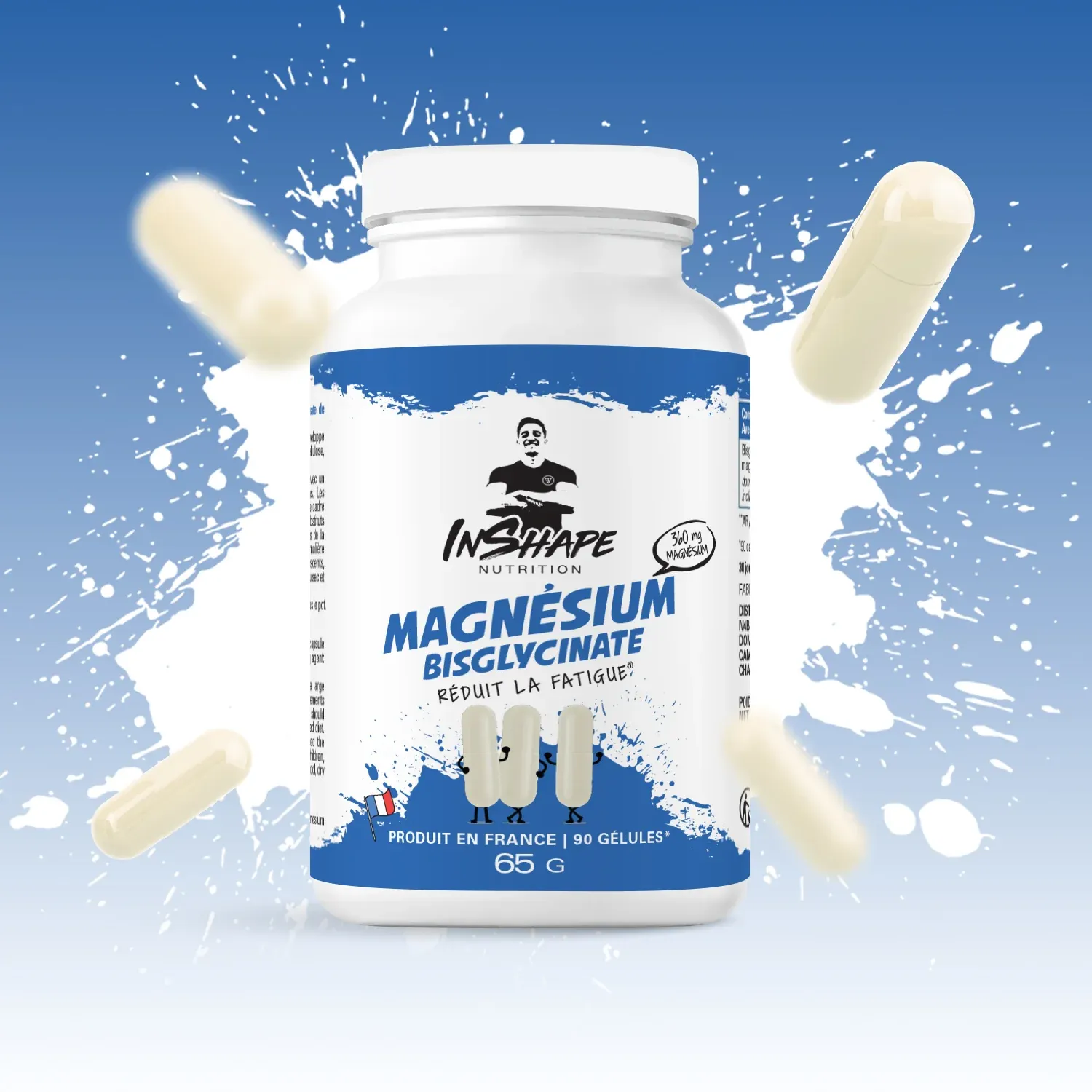 INSHAPE NUTRITION - MAGNÉSIUM BISGLYCINATE - 90 CAPSULES