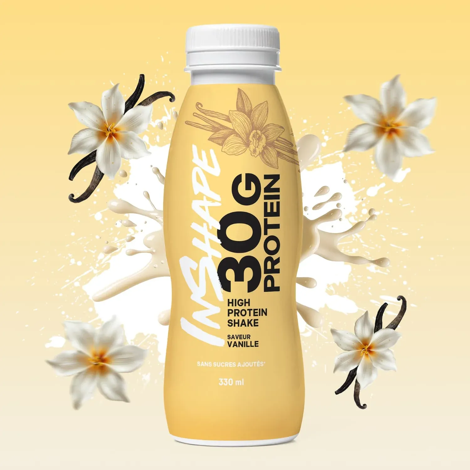 INSHAPE NUTRITION - PROTÉINE SHAKE - 330ML, Fragrance: VANILLE