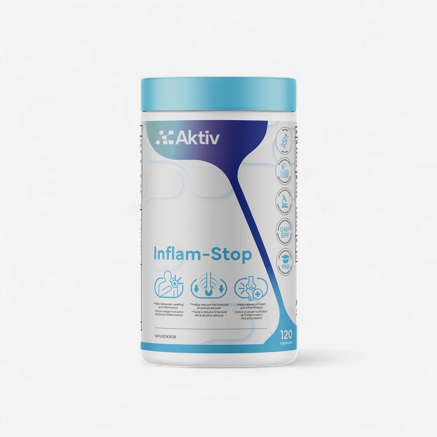 AKTIV - INFLAM-STOP - 120 CAPSULES