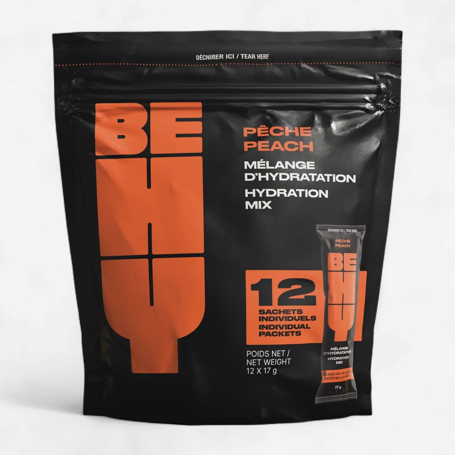 BEHY - HYDRATATION - 12X17G, Fragrance: PÊCHE