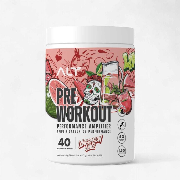 ALT - PRÉ WORKOUT - 40 PORTIONS, Fragrance: MELON D'EAU ET LIME