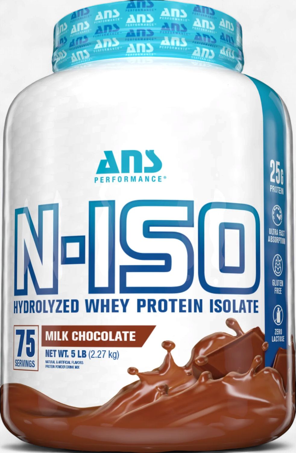 ANS - N ISO HYDROLIZED ISOLATE - 5LBS, Fragrance: CHOCOLATE MILK
