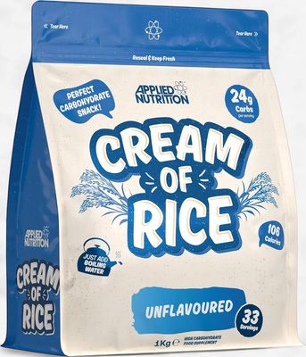 APPLIED NUTRITION - CREAM OF RICE - 33 PORTIONS