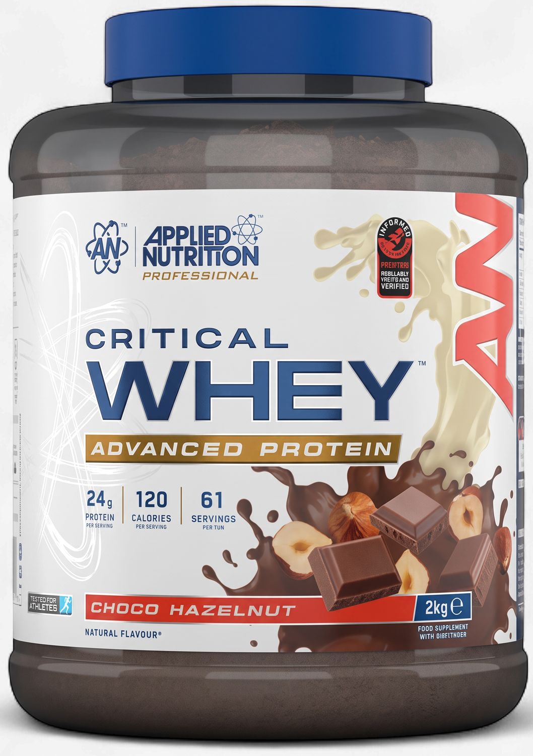 APPLIED NUTRITION - CRITICAL WHEY - 5LBS, Fragrance: CHOCOLAT ET NOISETTE