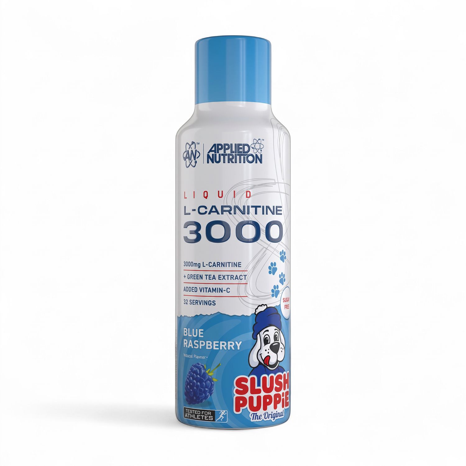 APPLIED NUTRITION - L CARNITINE LIQUIDE 3000 - 480ML, Fragrance: SLUSH PUPPIE FRAMBOISE BLEU
