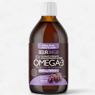 AQUAOMEGA - 5X CONCENTRATION ULTIME EN DHA - 450ML