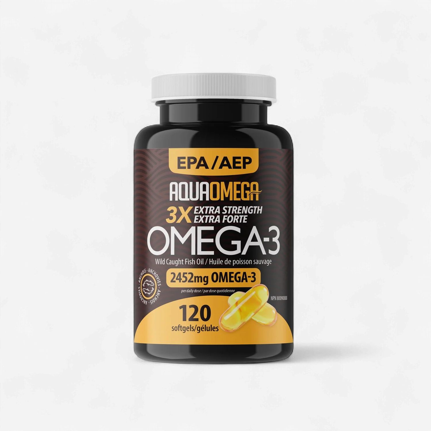 AQUAOMEGA - 3X CONCENTRATION ULTIME EN EPA, Size: 120 CAPSULES