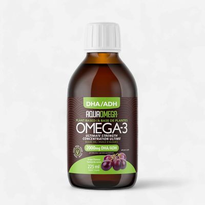 AQUAOMEGA - OMÉGA 3 À BASE DE PLANTE - 225ML