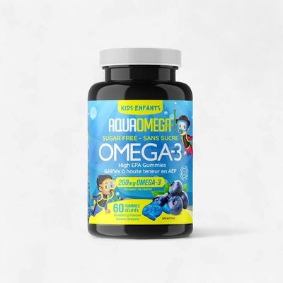 AQUAOMEGA - OMÉGA 3 ENFANT EPA - 60 JUJUBES