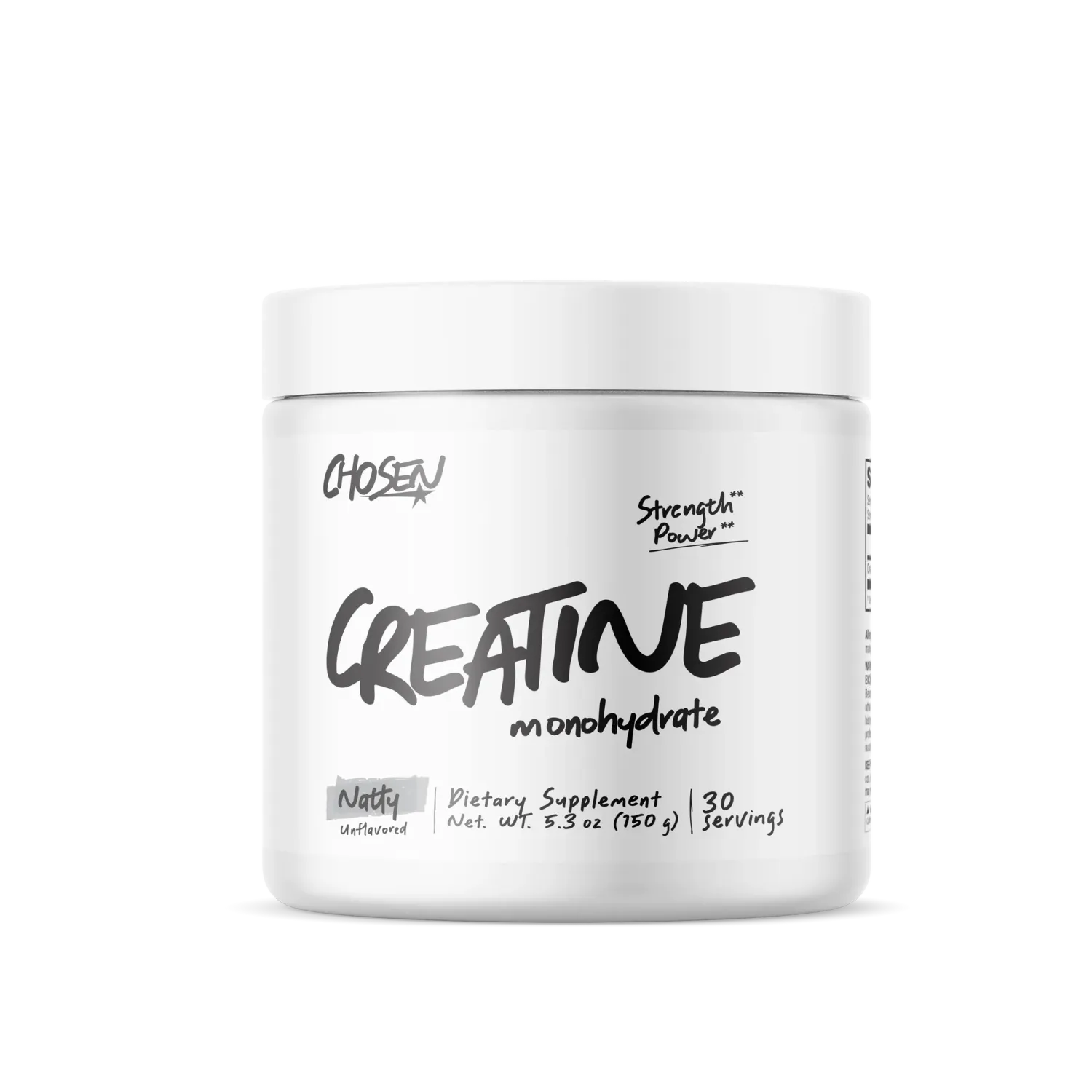 CHOSEN - CRÉATINE MONOHYDRATE, Size: 30 PORTIONS