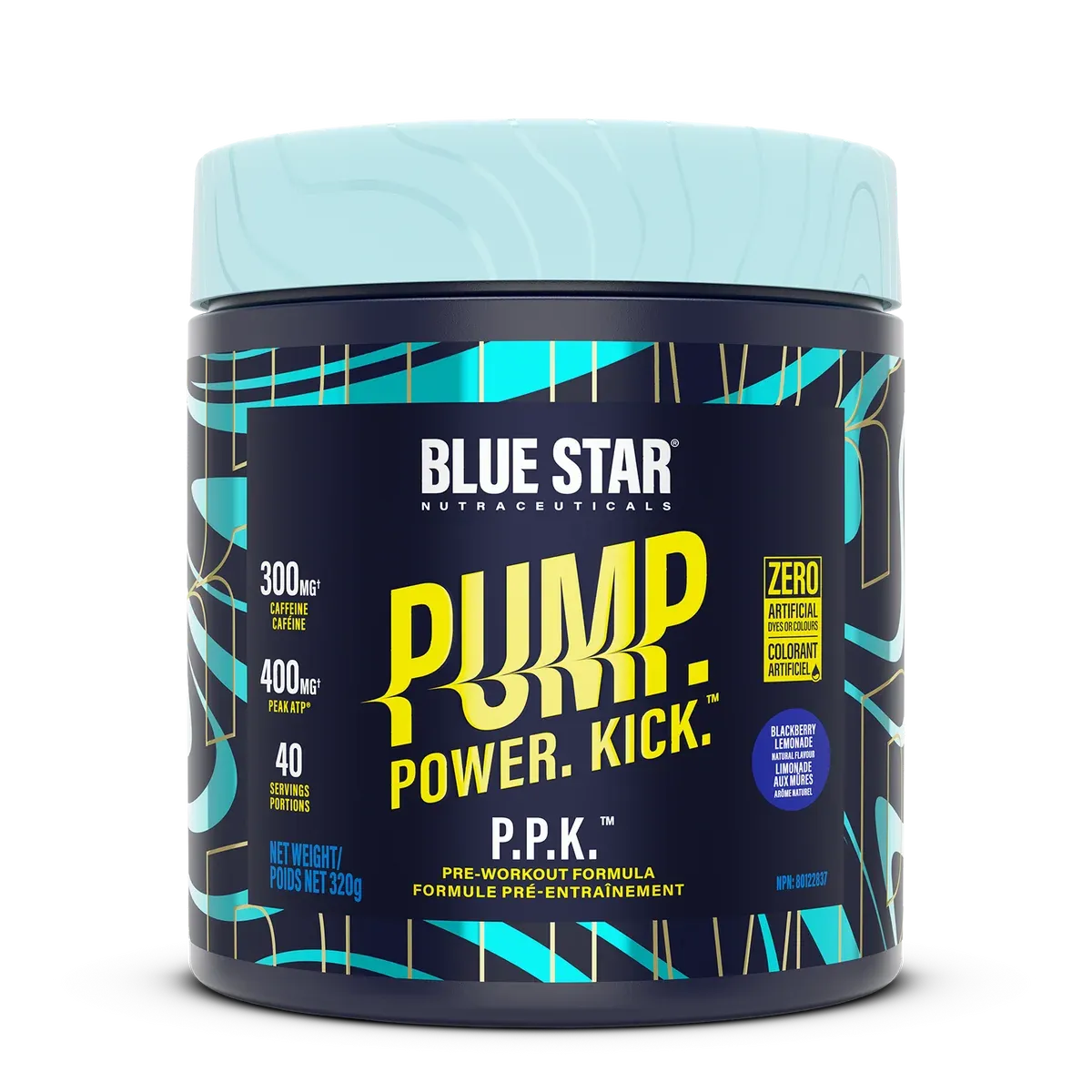 BLUE STAR - PUMP. POWER. KICK. - 40 PORTIONS, Fragrance: LIMONADE AUX MÛRES