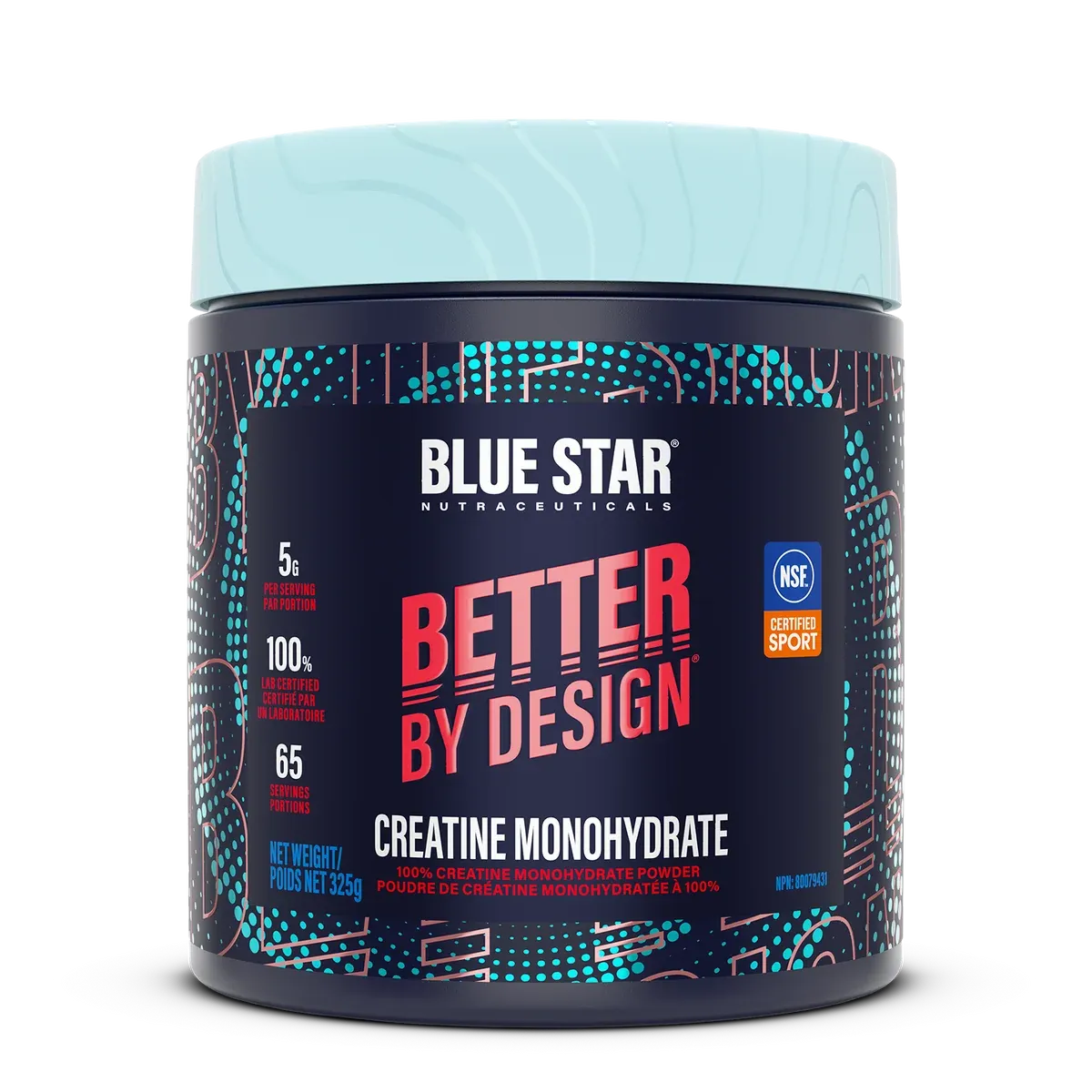 BLUE STAR - CRÉATINE MONOHYDRATE, Size: 65 PORTIONS