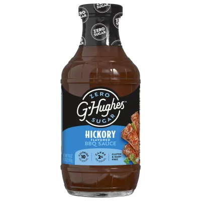 G HUGHES – SAUCE BBQ SANS SUCRE - 510ML