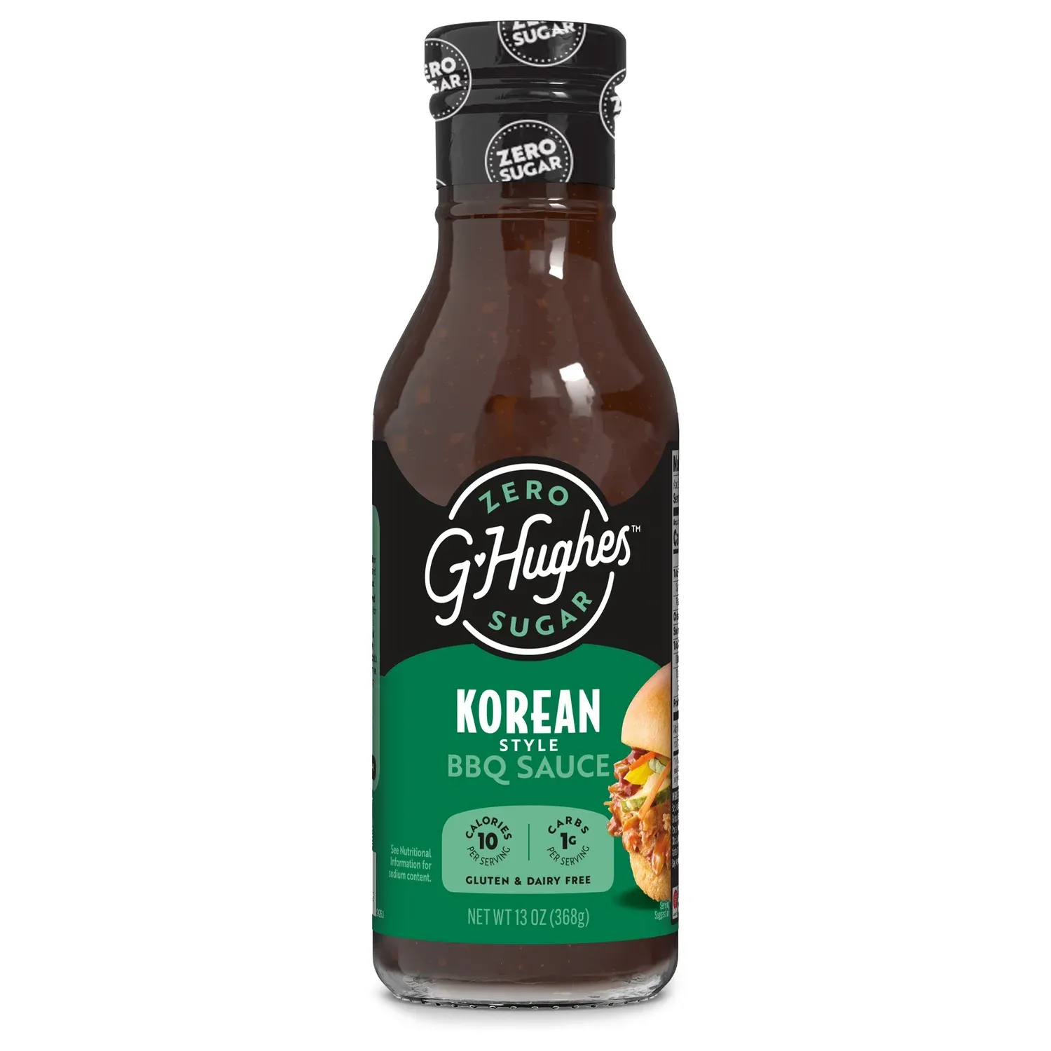 G HUGHES – SAUCE POUR AILES SANS SUCRE – 355 ML, Fragrance: KOREAN