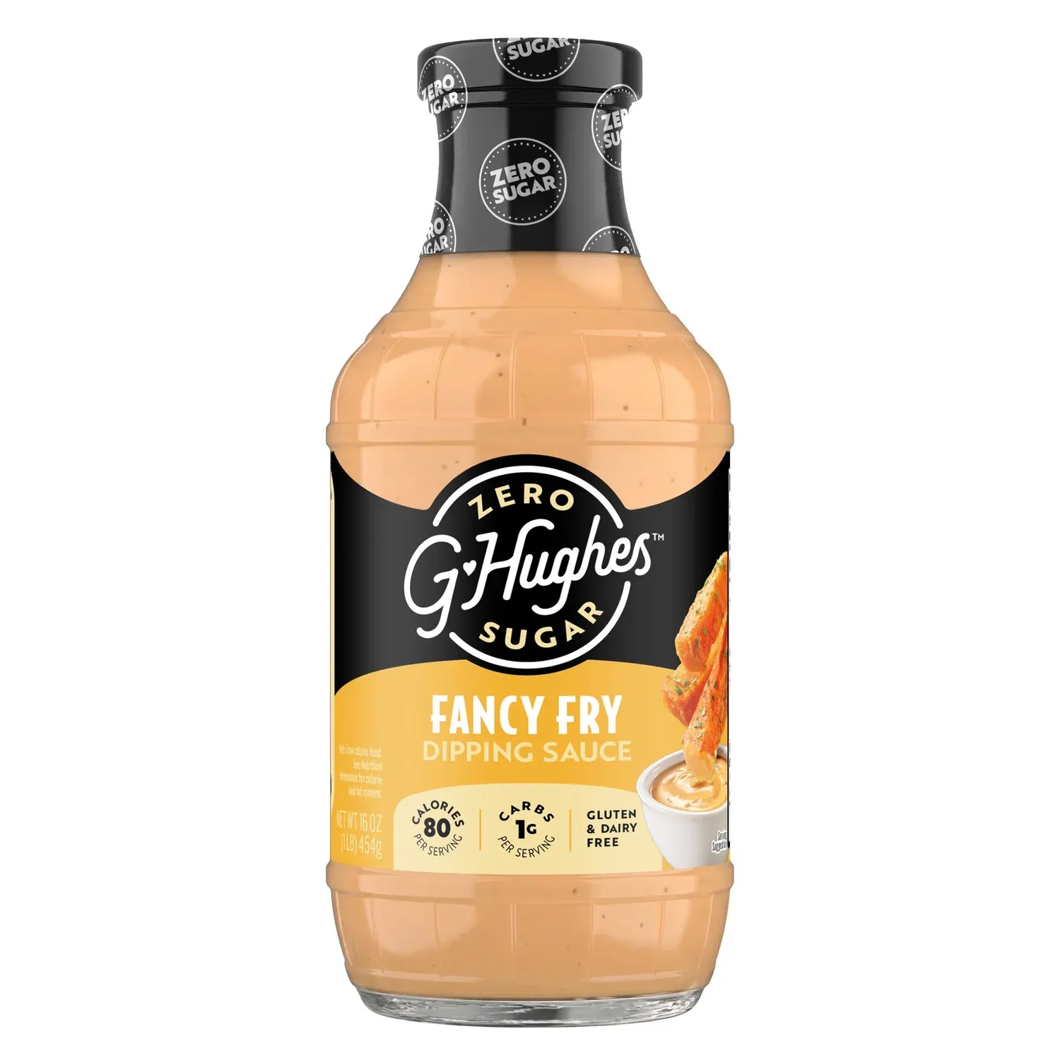 G HUGHES – SAUCES À TREMPETTE SANS SUCRE – 510 ML, Fragrance: FANCY FRY