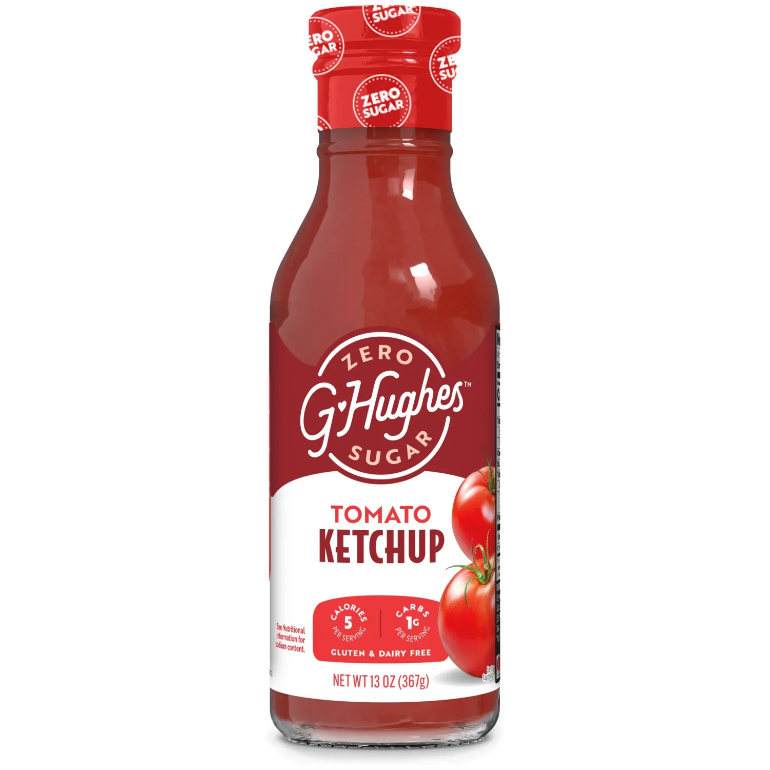 G HUGHES – CONDIMENTS SANS SUCRE – 355ML, Fragrance: KETCHUP