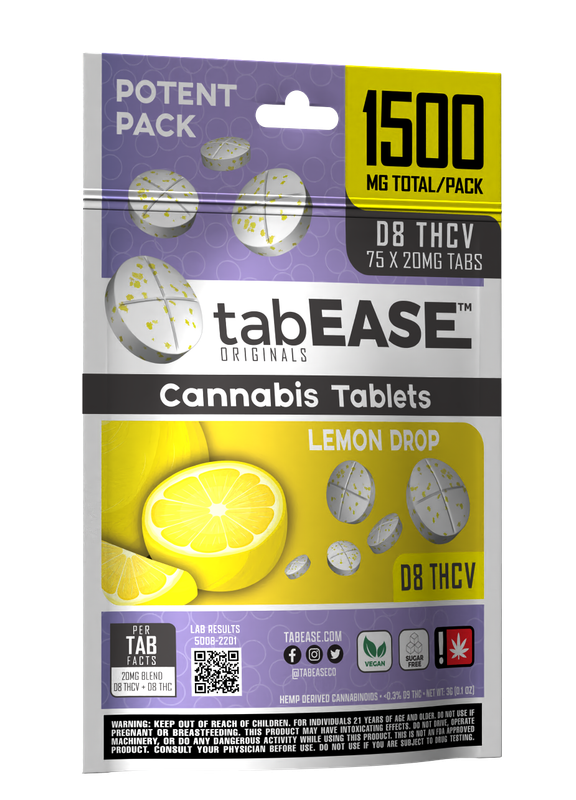 TabEASE 20s - Potent Packs - 75 Tabs