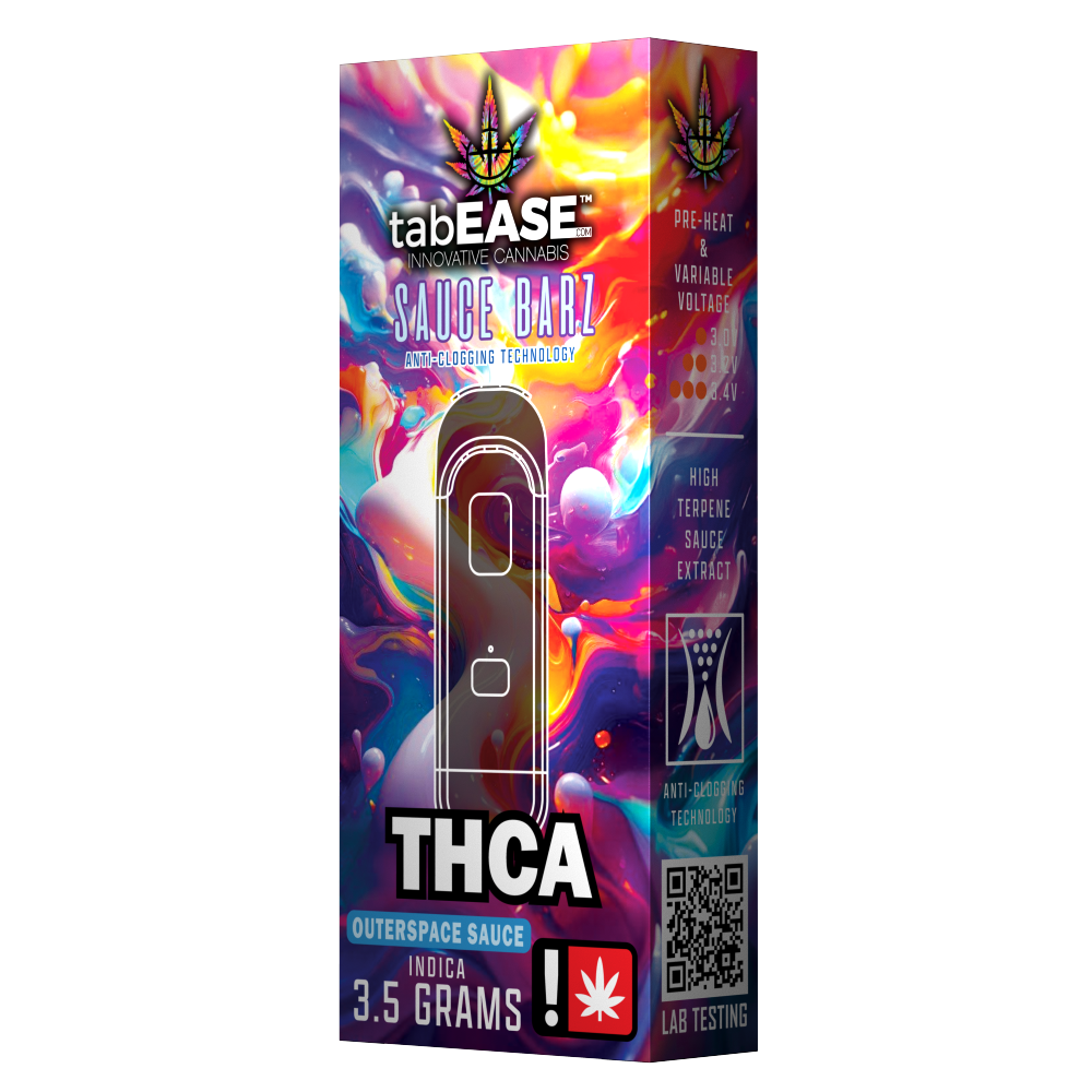 Sauce Barz - 3.5G - Disposable THCA Vaporizer, Flavor: Outerspace Sauce