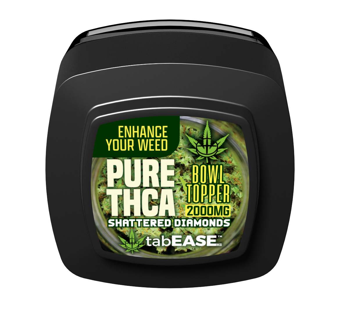 THCA Powder - 2G Dab Bowl Topper, variant: THCA Shattered Diamonds 2G Dab Bowl Topper