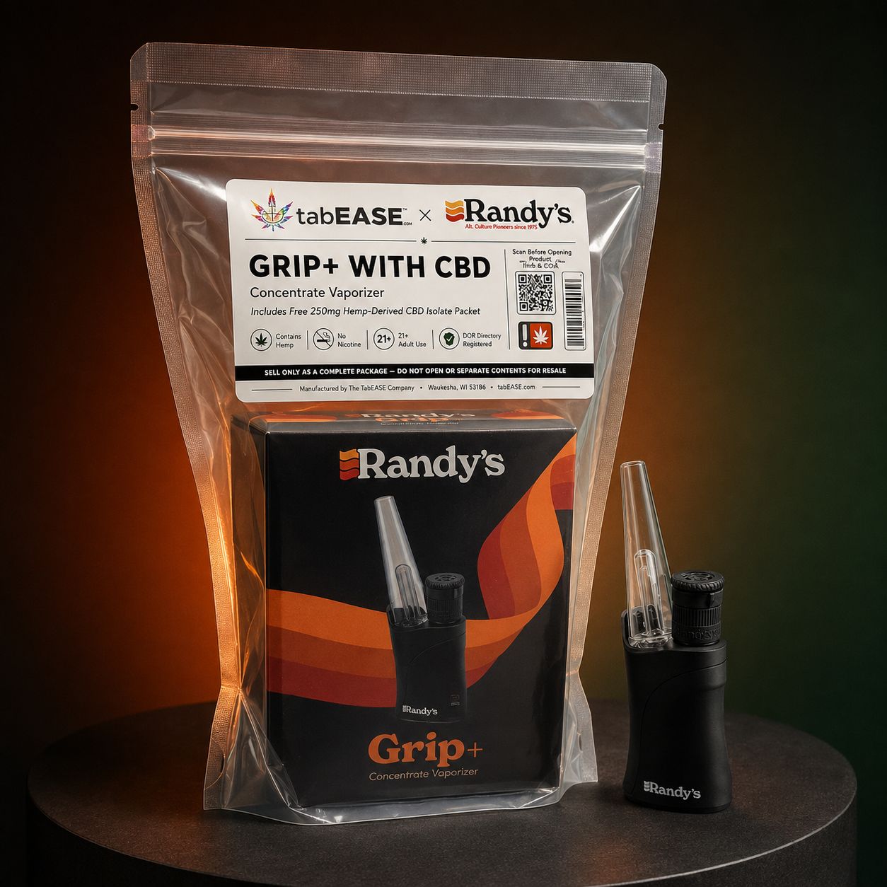 Randy’s Grip+ Concentrate Vaporizer with CBD