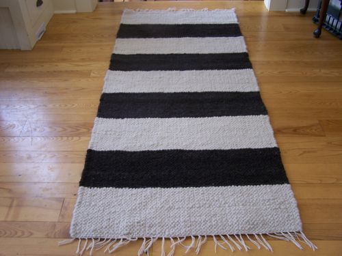 Handwoven Icelandic Wool Rug 3' x 7'