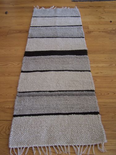 Handwoven Icelandic Wool Rug 2' x 6'