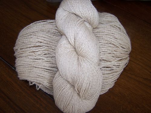 Creamy Icelandic & Llama Blend:  2 Ply Fingering