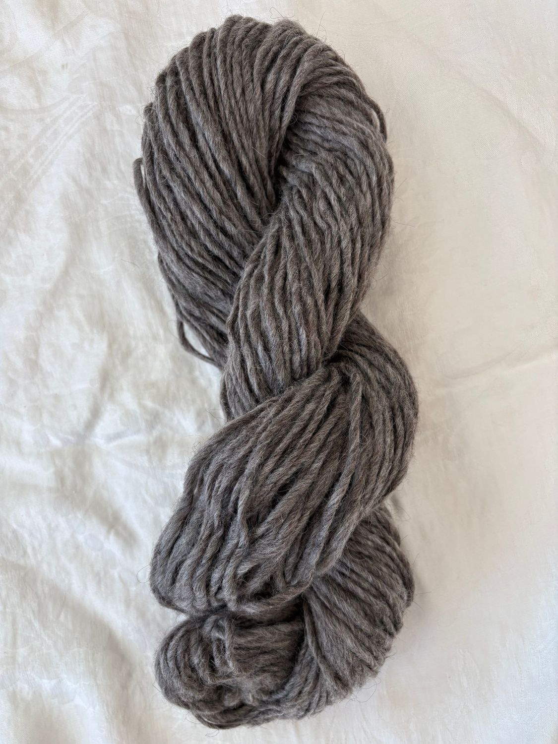 Luxurious Icelandic Light Lopi:   Icelandic 50% and Alpaca 50%.  Storm Cloud