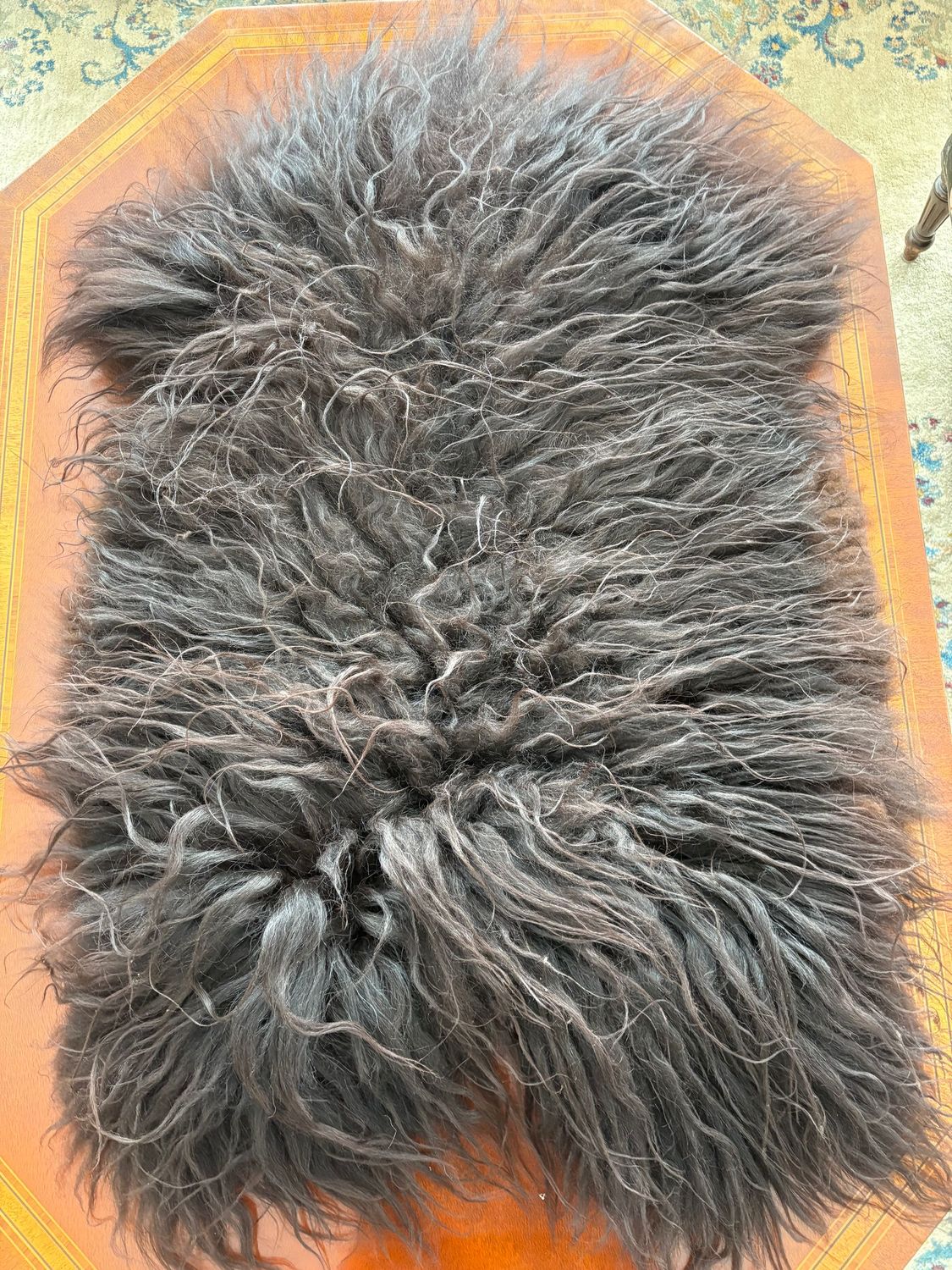 Black Lamb Pelt Icelandic lamb pelt