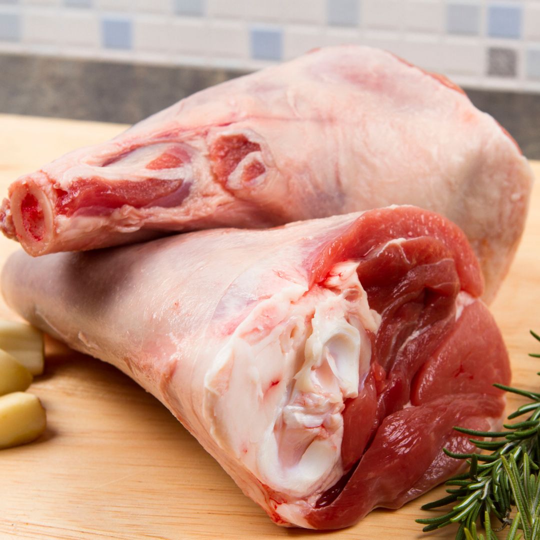 Certified organic grass fed Icelandic lamb shanks