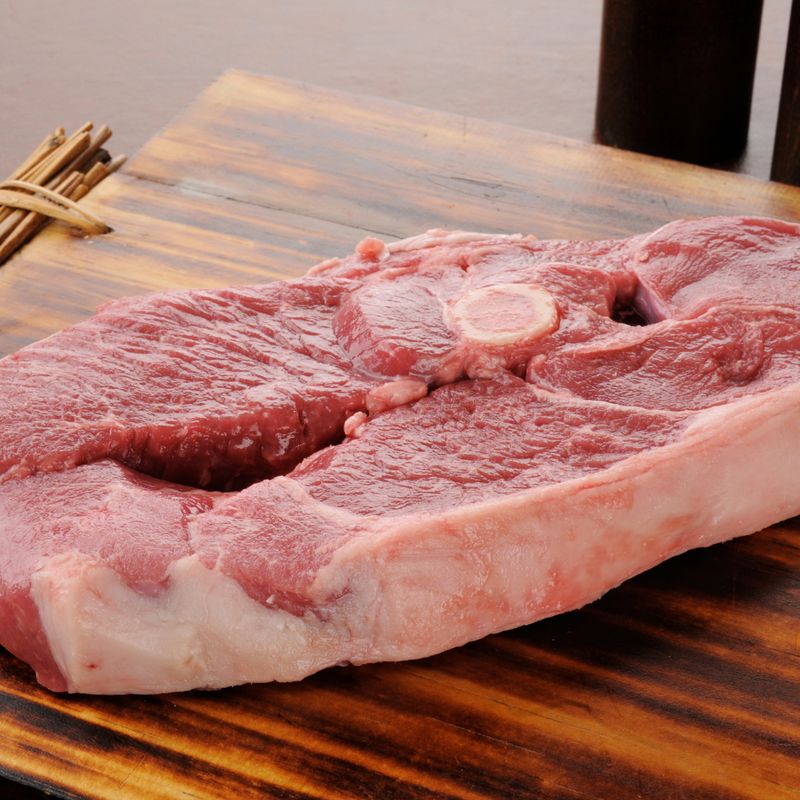 Certified organic grass fed Icelandic lamb shoulder chops