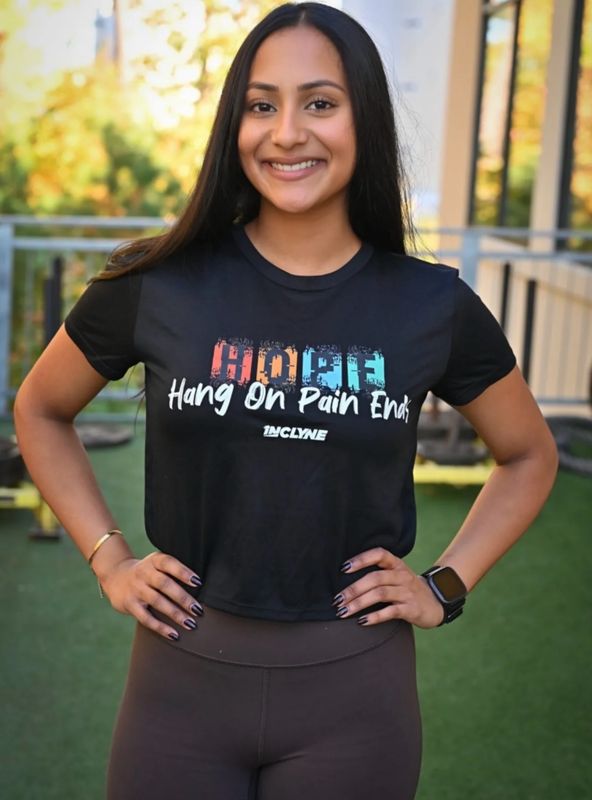 “HOPE” FLOWY CROP TOP