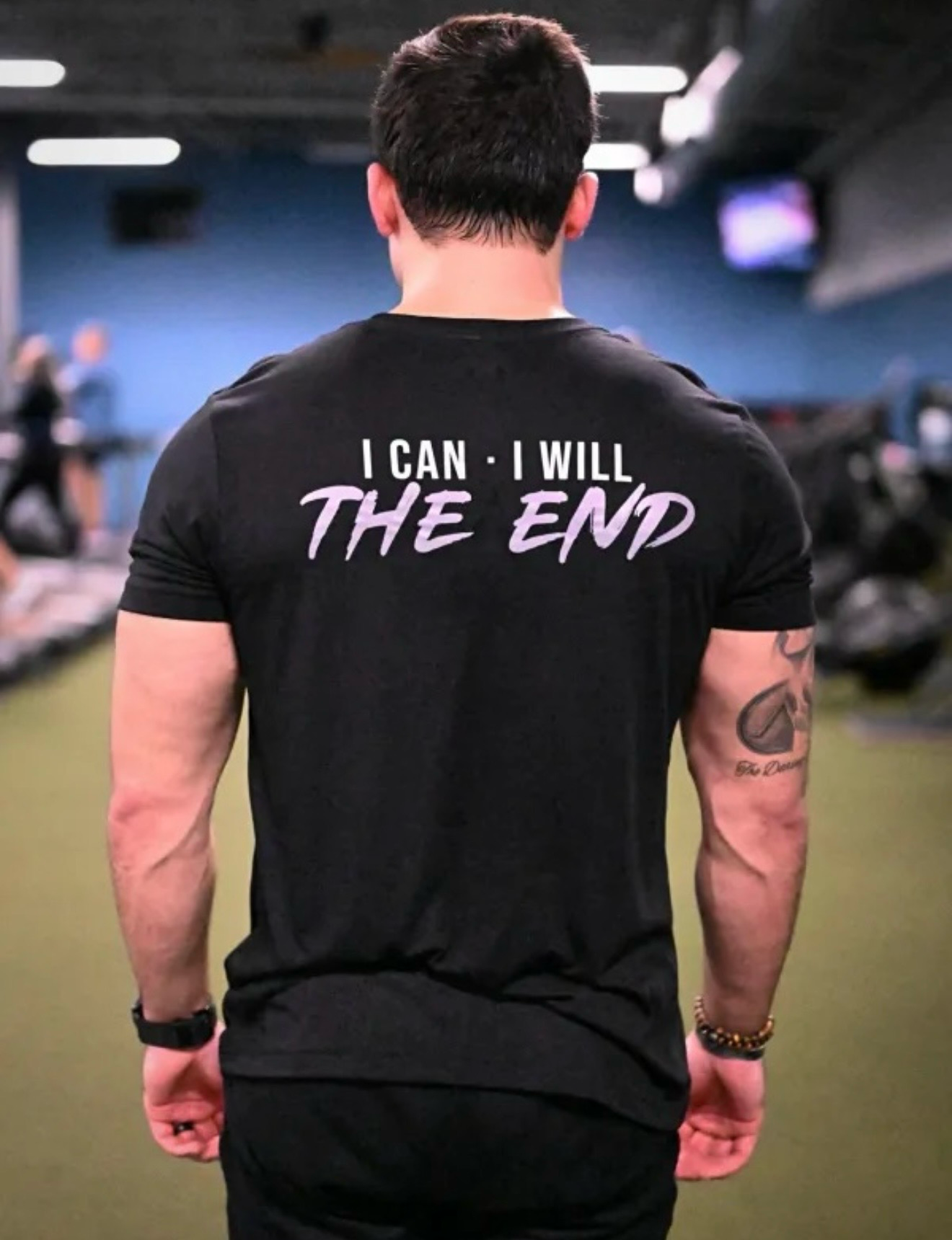 I can. I will. the end. t-shirt