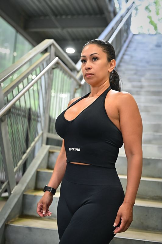 Open Bank Halter Tank Top Bra