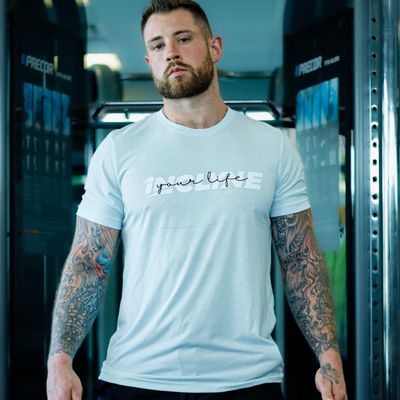 iNCLYNE your life Tee - Ice Blue Tshirt Top Menswear Unisex
