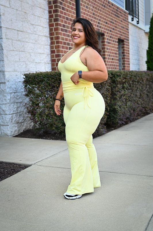 Divine High Waisted Flare Leggings