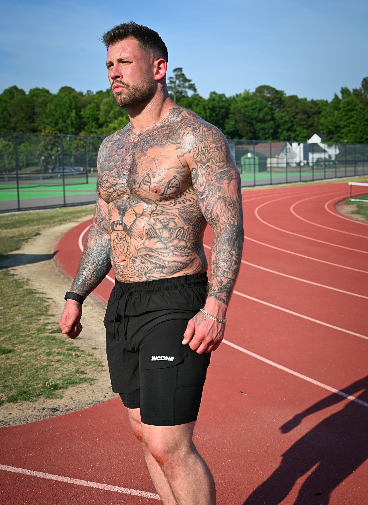 Men’s Compression Athletic Running Shorts