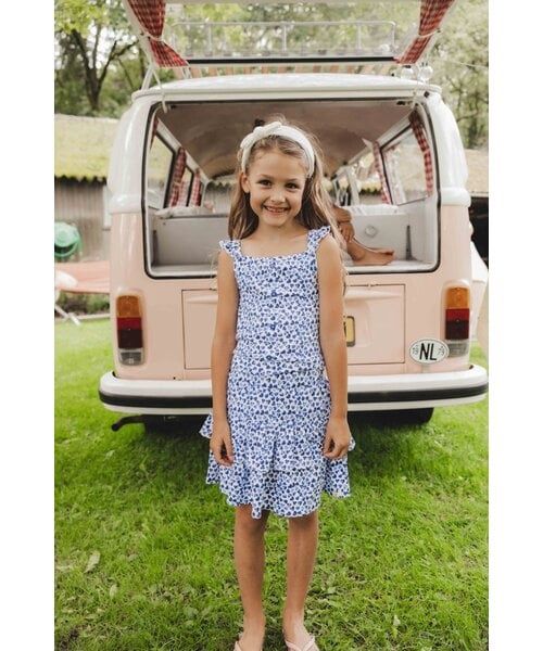 LOOXS Little Zomers rokje Kobalt hartjes.